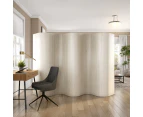 Bamboo Room Divider White Indoor Privacy Screen Panel Curtain 250 x 165cm