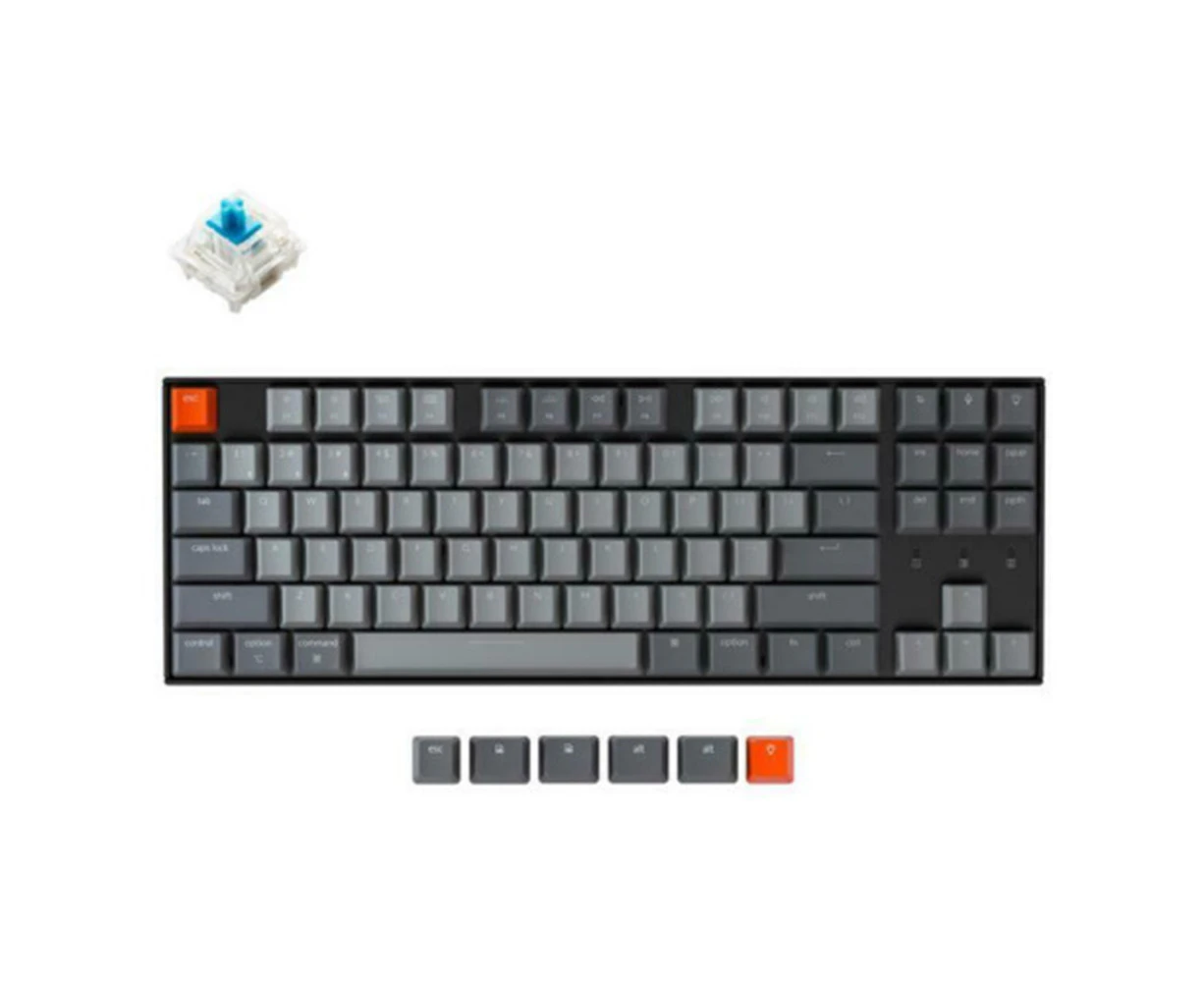 Keychron K8-G2 Hotswap White LED Gateron Blue Switch Keyboard