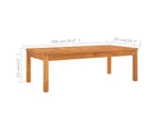 Patio Coffee Table Solid Acacia Wood High Quality Outdoor Garden Furniture 100cm