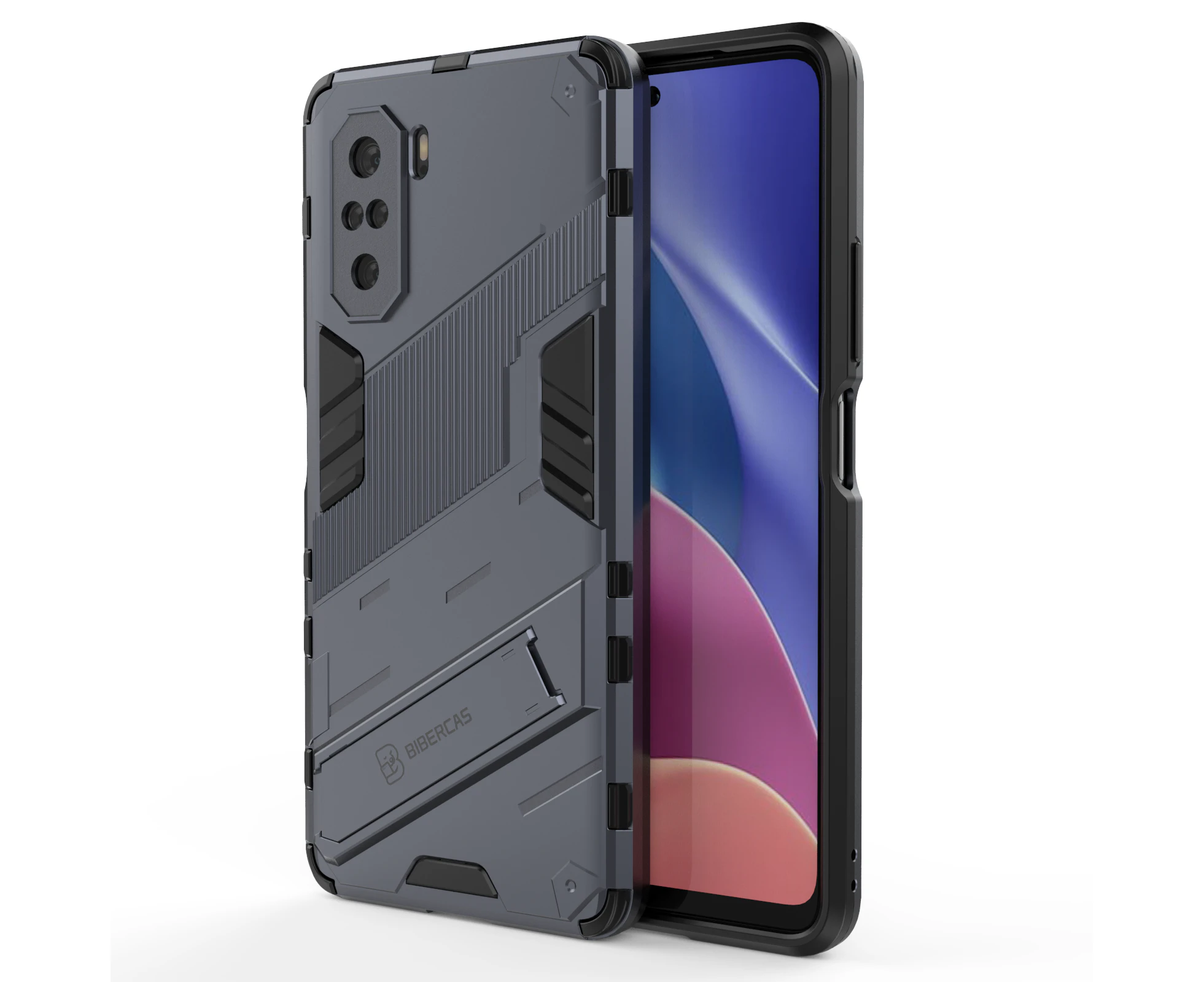 HKXM Tough Armor Designed For Xiaomi Redmi K40-Grey