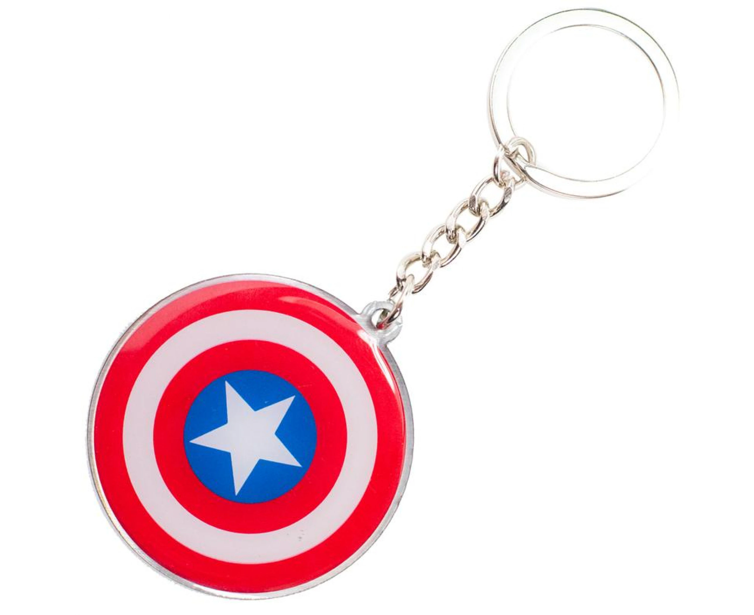 Marvel Comics Captain America Metal Shield Keychain