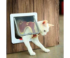 4 Ways Safe Lockable Locking Pet Cat Dog Door