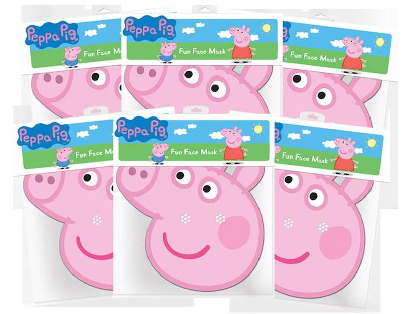 Peppa Pig - Peppa Pig Cardboard Masks 6-Pack