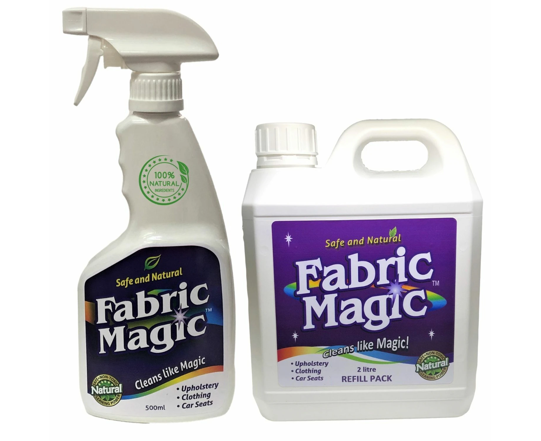 Fabric Magic Fabric Stain Remover Full 500ml Bottle With 2 LITRE REFILL