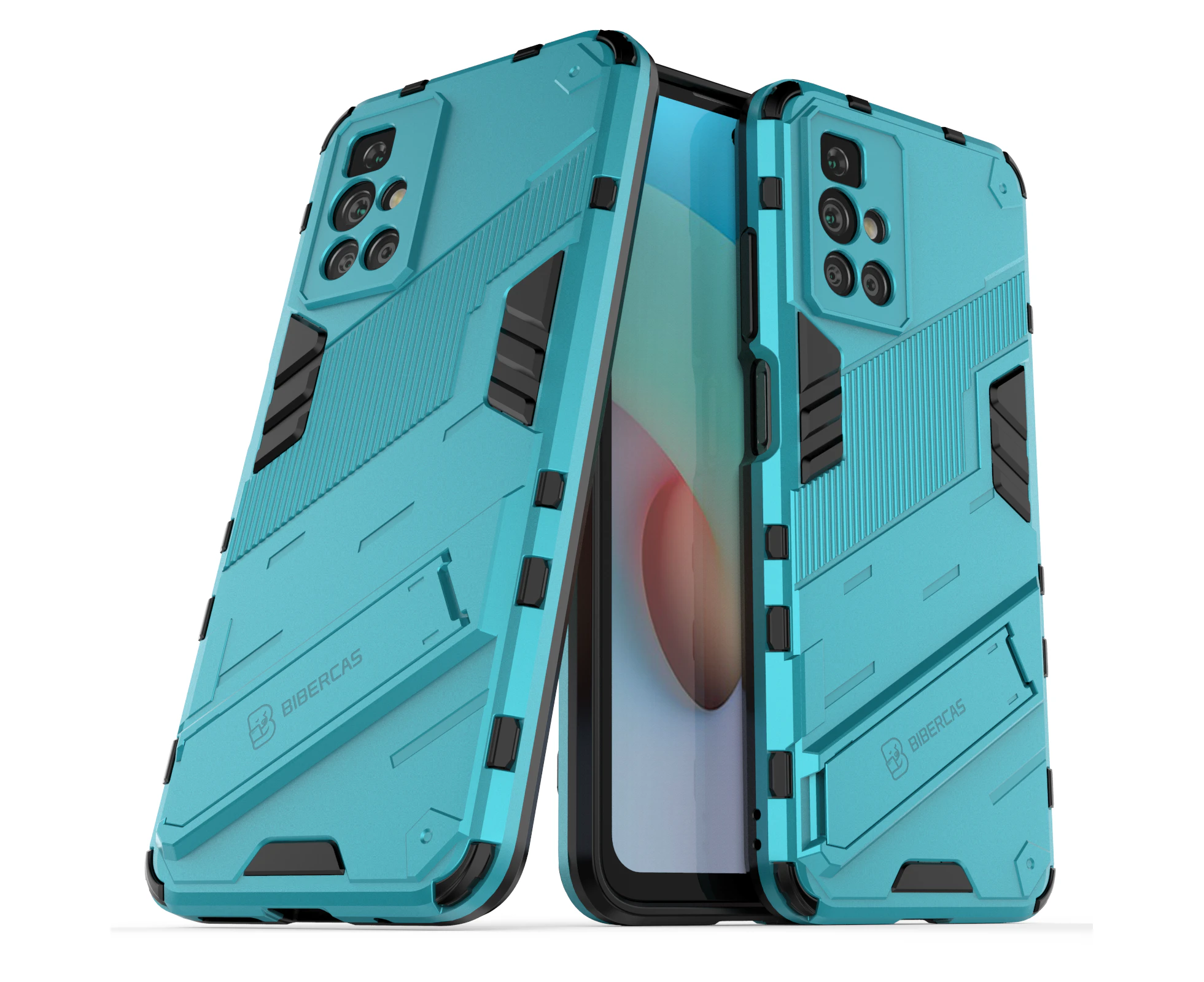 HKXM Tough Armor Designed For Xiaomi Redmi 10-Blue