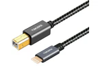 8Pin to Type-B MIDI Keyboard Converter USB 2.0 Cable for iPhone iPad apple - 2m