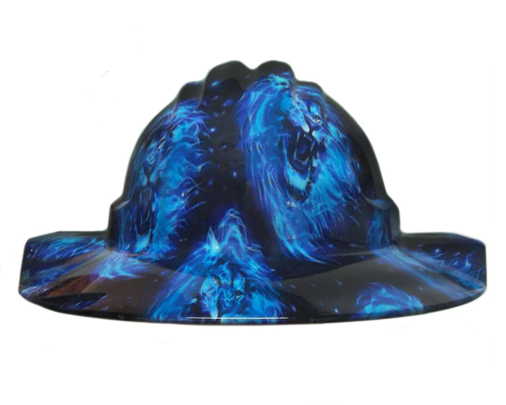 Cool Hard Hats Unisex KING OF FIRE Broadbrim Safety Hard Hat