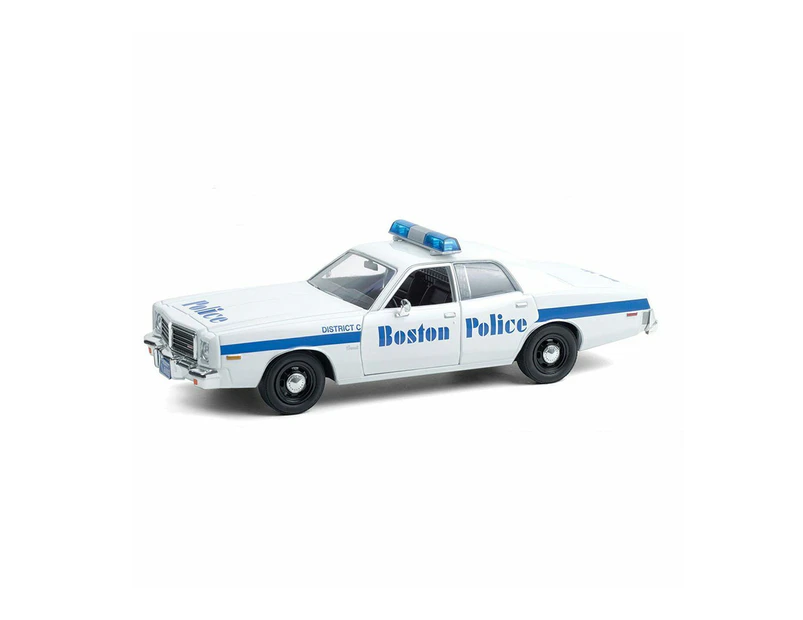 Greenlight Licensed 1:24 Scale Dodge Coronet 1976 Diecast Model Car White & Blue