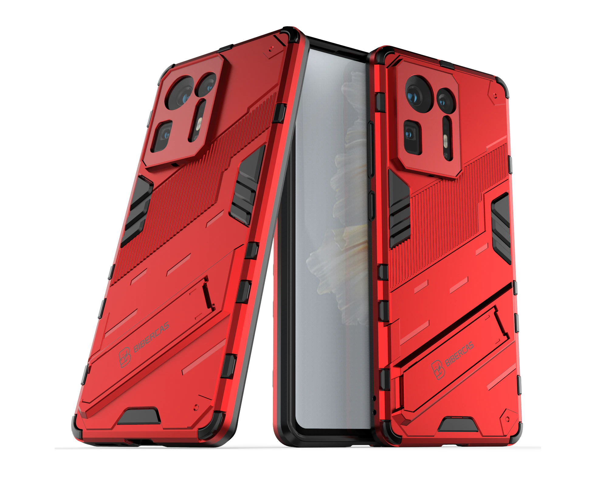 HKXM Tough Armor Designed For Xiaomi Mi MIX4-Red