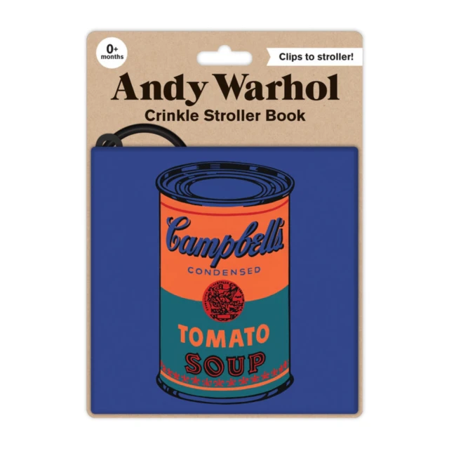 Andy Warhol Crinkle Fabric Stroller Book by Mudpuppy