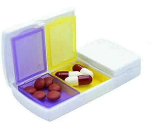 Pill Cutter Box Tablet Splitter Divider Convenient Portable Medicine Organizer