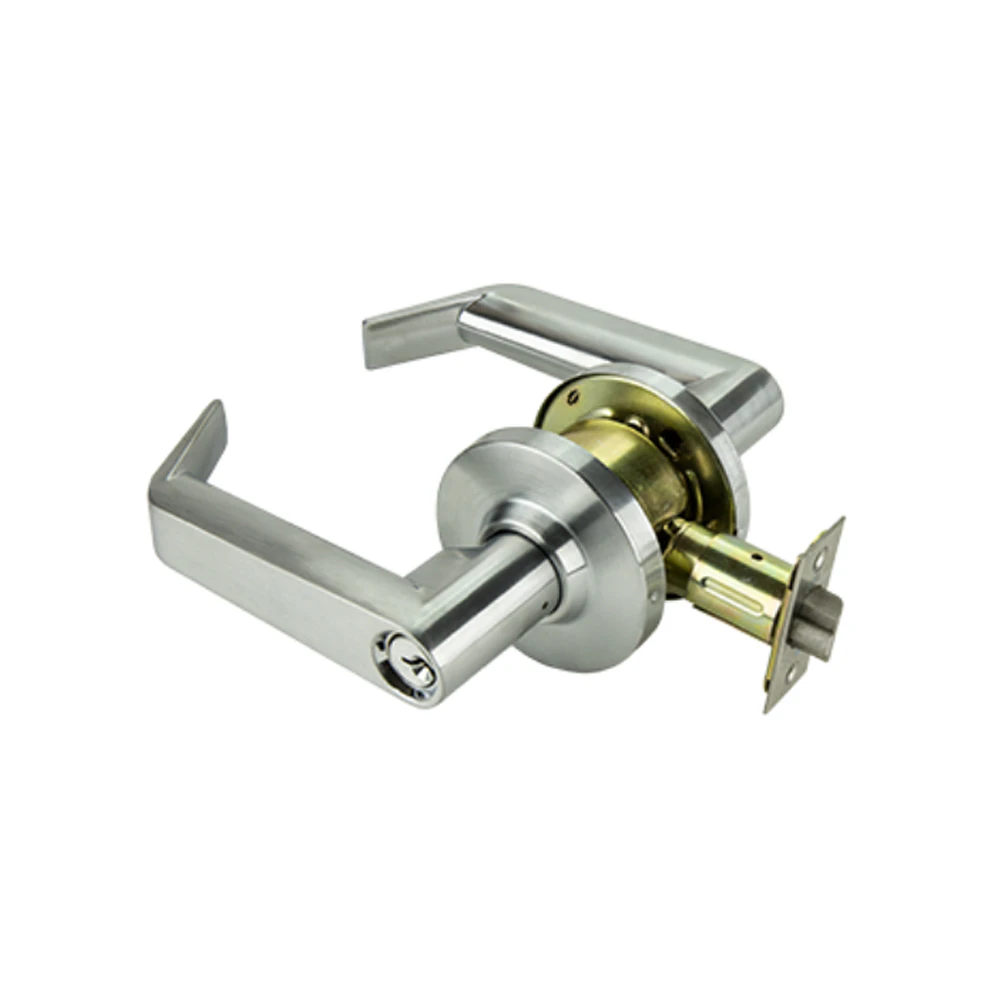 JMA Phoenix Double Cylinder Vestibule Lever Set 70mm Satin Chrome CL8095SC