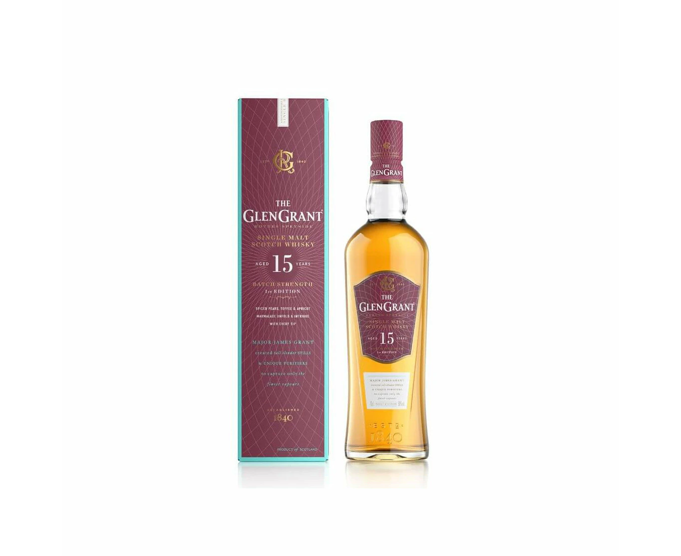 Glen Grant 15 Year Old Single Malt Whisky 700ml