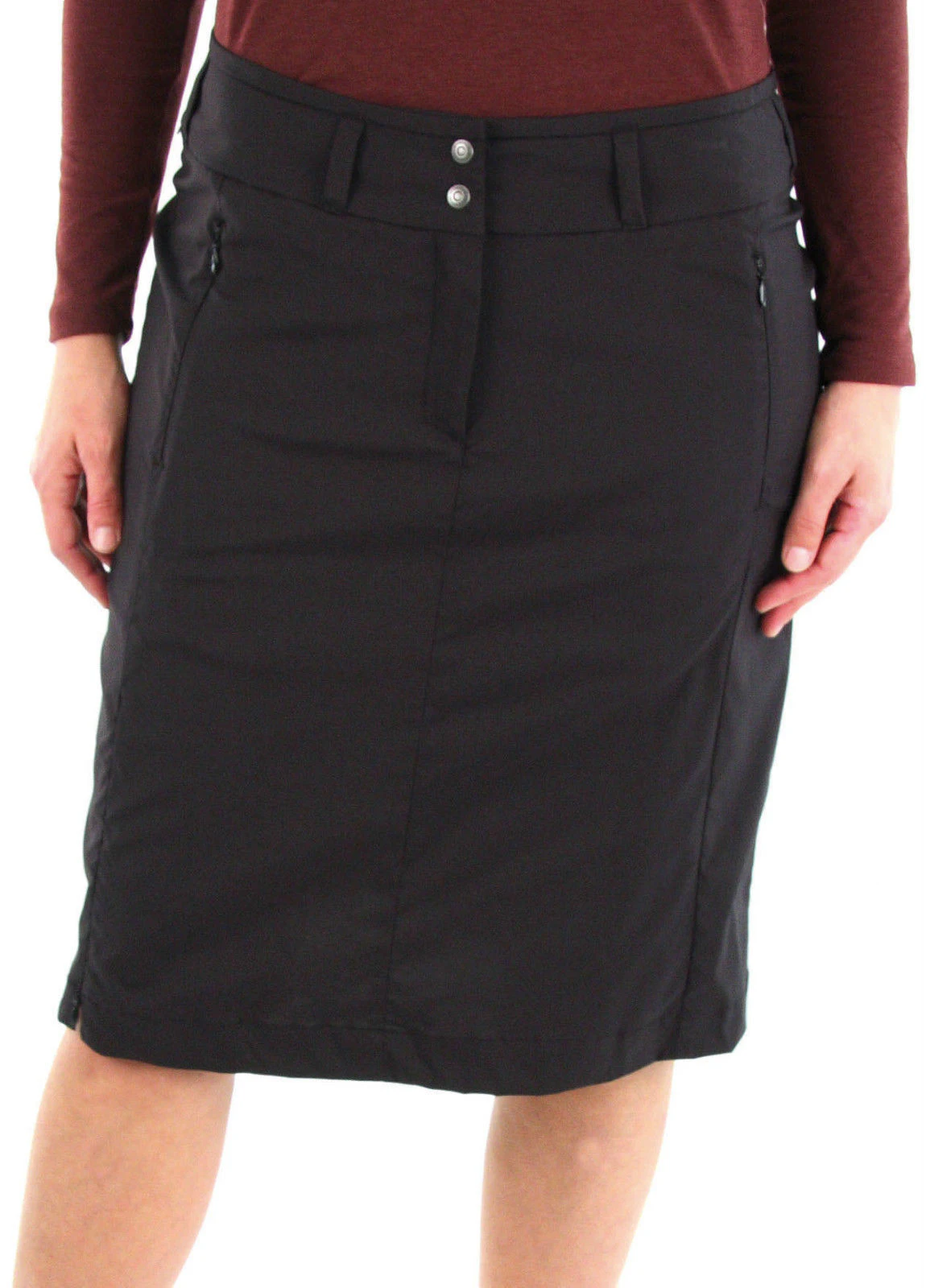 ExOfficio Outlier Skirt Meander Bend Travel Casual Outback Soft 2062-5124 - Black