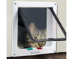 4 Ways Safe Lockable Locking Pet Cat Dog Door