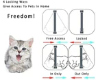 4 Ways Safe Lockable Locking Pet Cat Dog Door