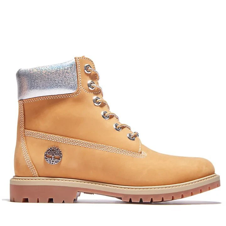 Timberland Women's Heritage 6 Inch Waterproof Winter Boot - Wheat Nubuck