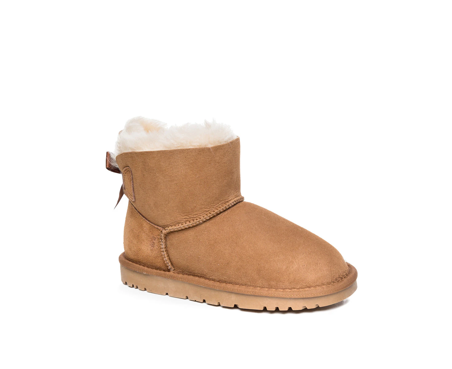 Ozwear Ugg Kids Bailey Bow Boots Water Resistant - Chestnut