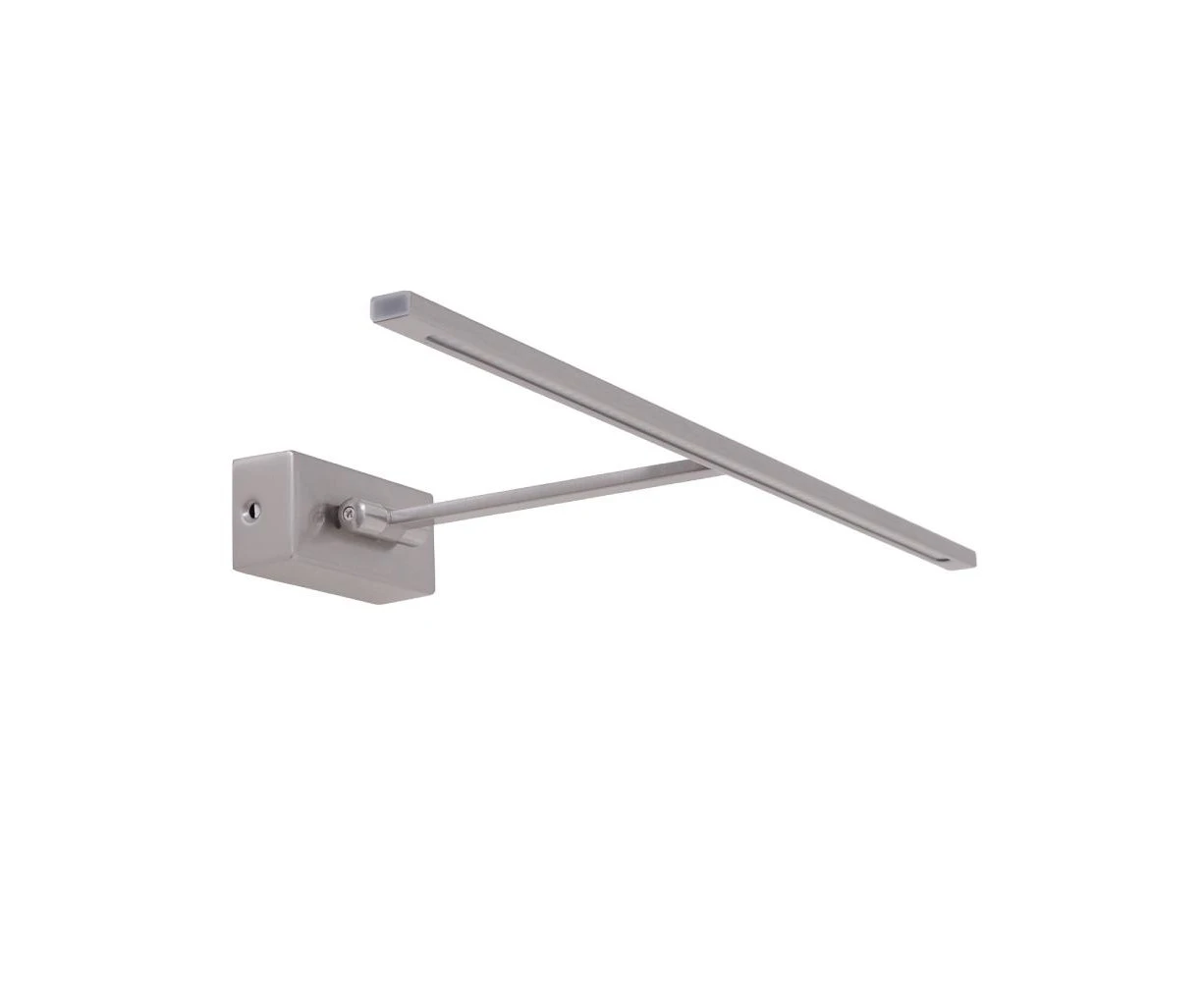 LED Willow Single Swivel Picture Vanity Light in Brushed Chrome Eurotech - PICTURE LED-5W/Q