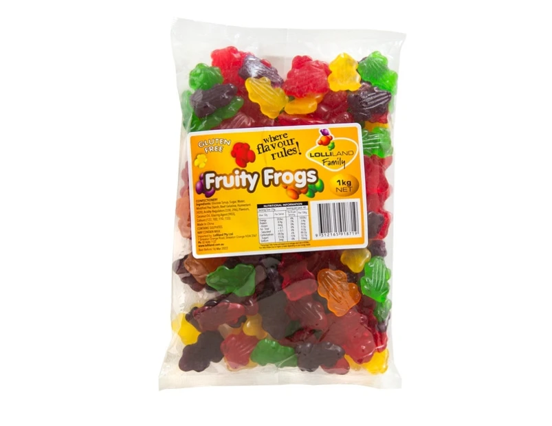 AUSSIE FRUITY FROGS 1KG