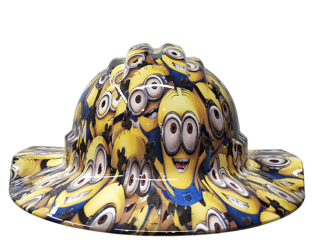 Cool Hard Hats Unisex MINIONS Broadbrim Safety Hard Hat