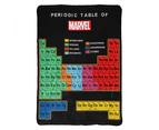 Marvel Periodic Table of Characters Fleece Blanket