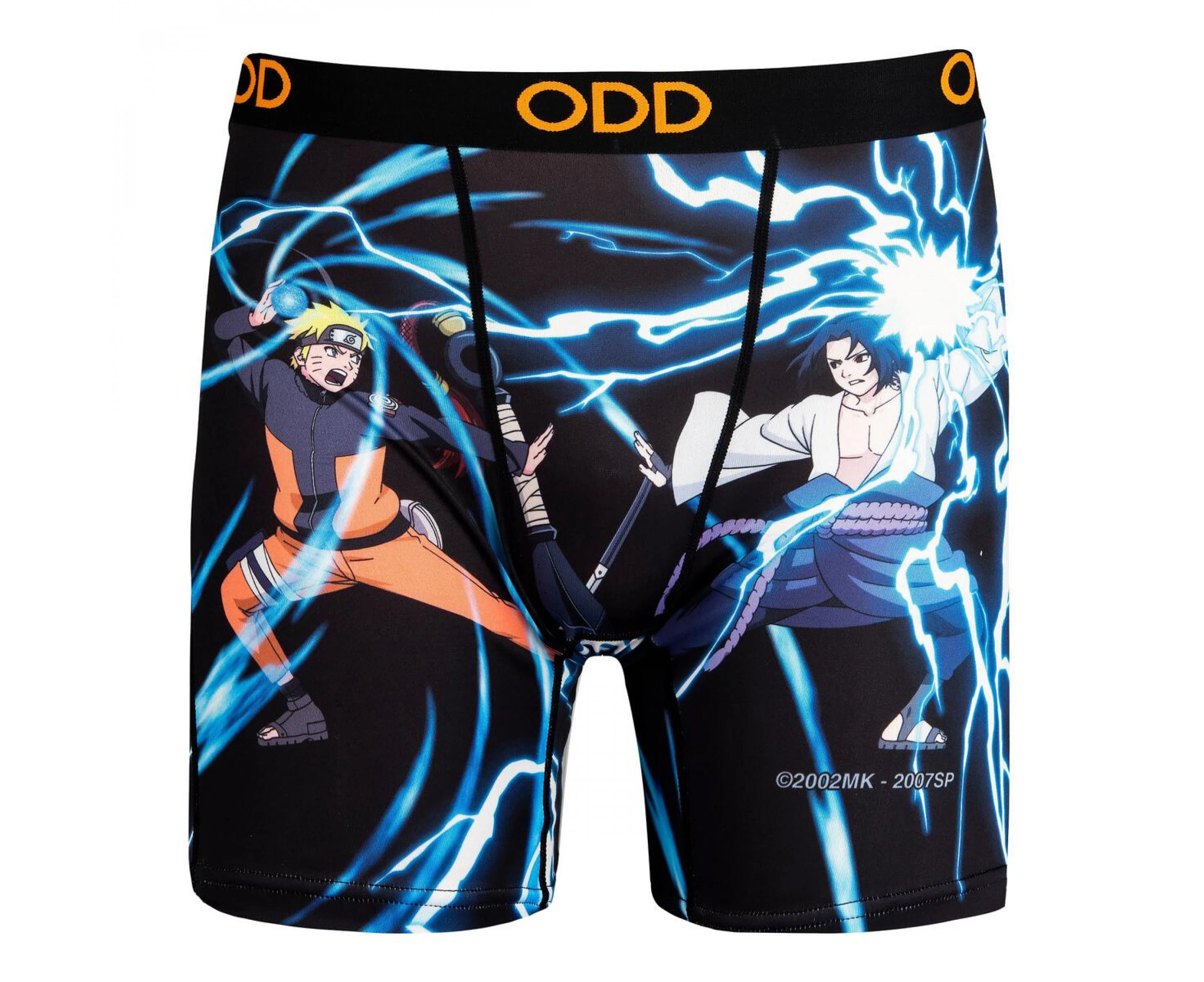 Naruto Shippuden Naruto vs Sasuke Print Men's Boxer Briefs