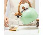 Household Whistling Kettle Picnic Tea Pot Coffee Tea Pot Sounding Kettle