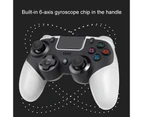 Bluetooth Wireless Controller 4 In 1 Gamepad For PS4 / Switch (White With Black)