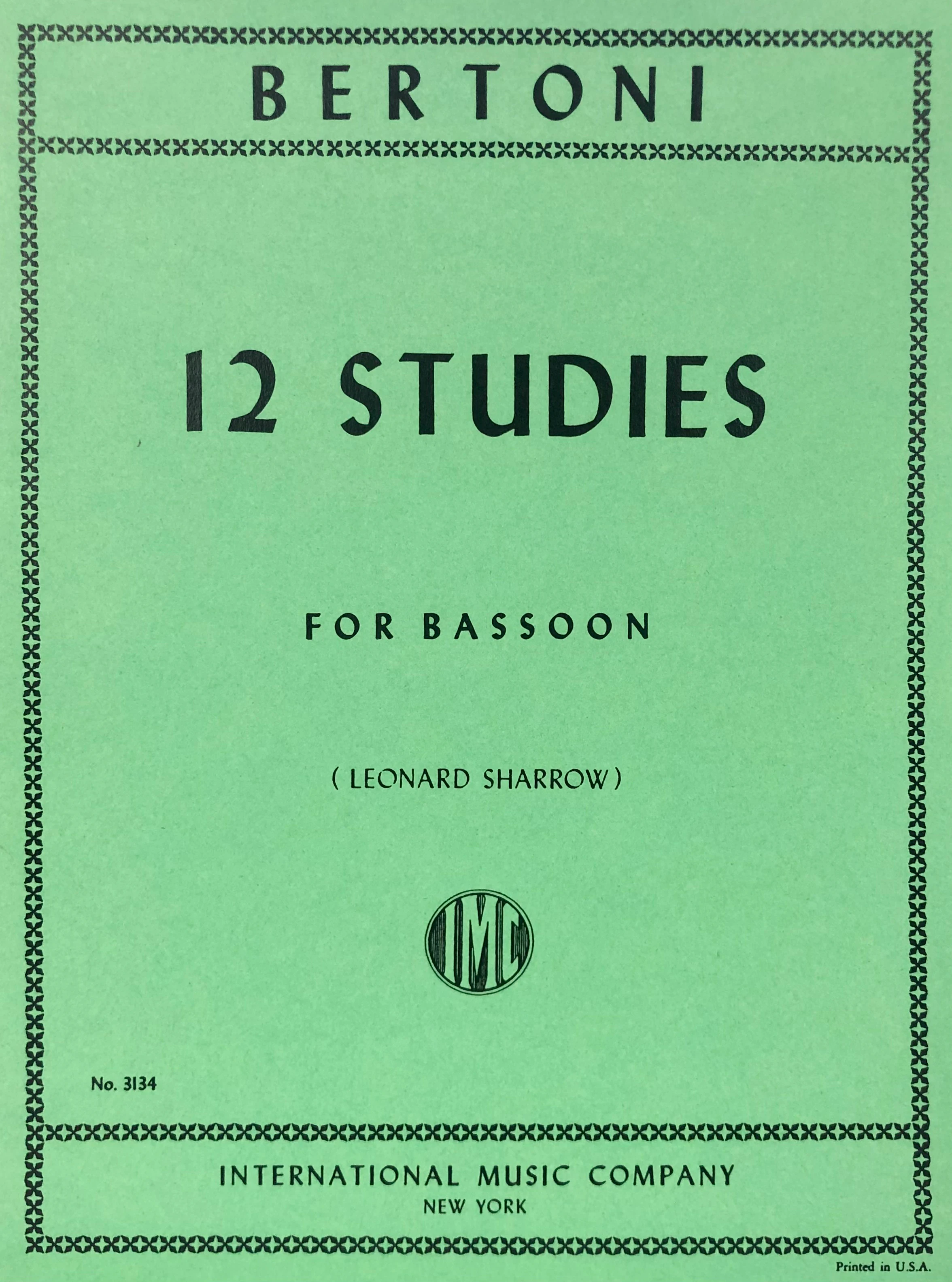 12 Studies Bassoon