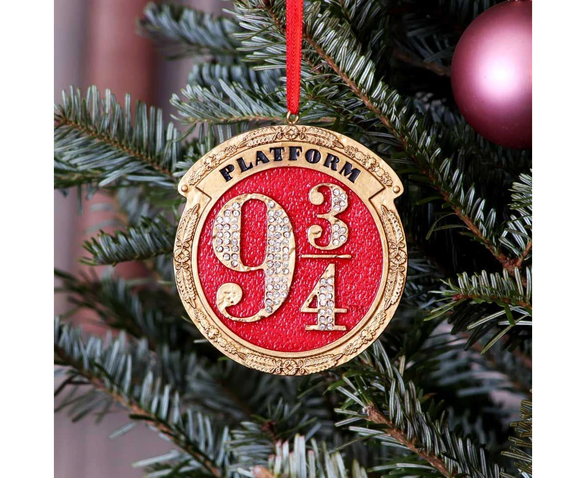 Platform 9 3/4 Hanging Christmas Ornament