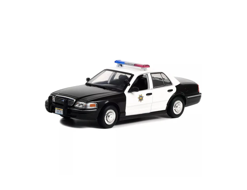 Greenlight Licensed 1:24 Scale Ford Crown Victoria Police Interceptor 1998 Diecast Model Car