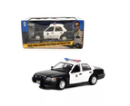 Greenlight Licensed 1:24 Scale Ford Crown Victoria Police Interceptor 1998 Diecast Model Car