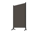 Foldable Room Privacy Divider - 3 Panels - Brown