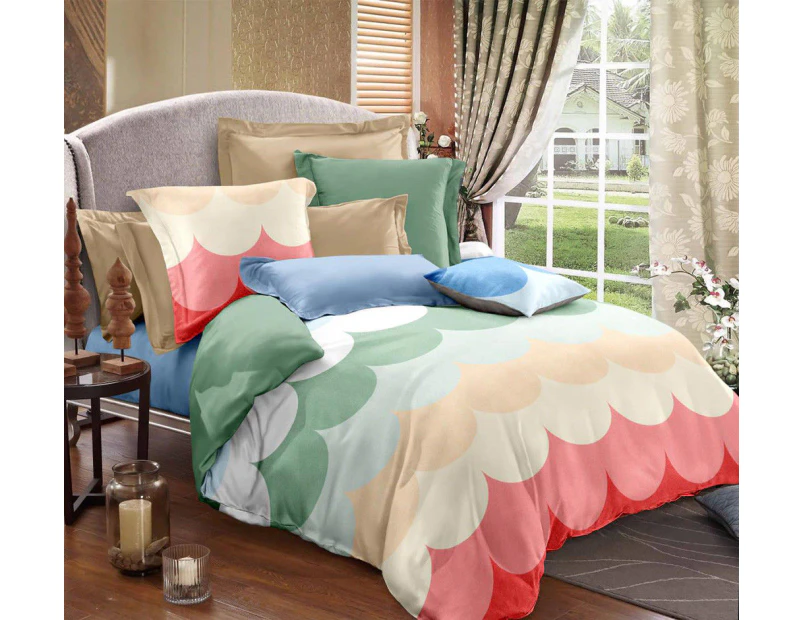 Fabric Fantastic Queen/King/SuperKing Size Bed Duvet/Doona/Quilt Cover Set M366