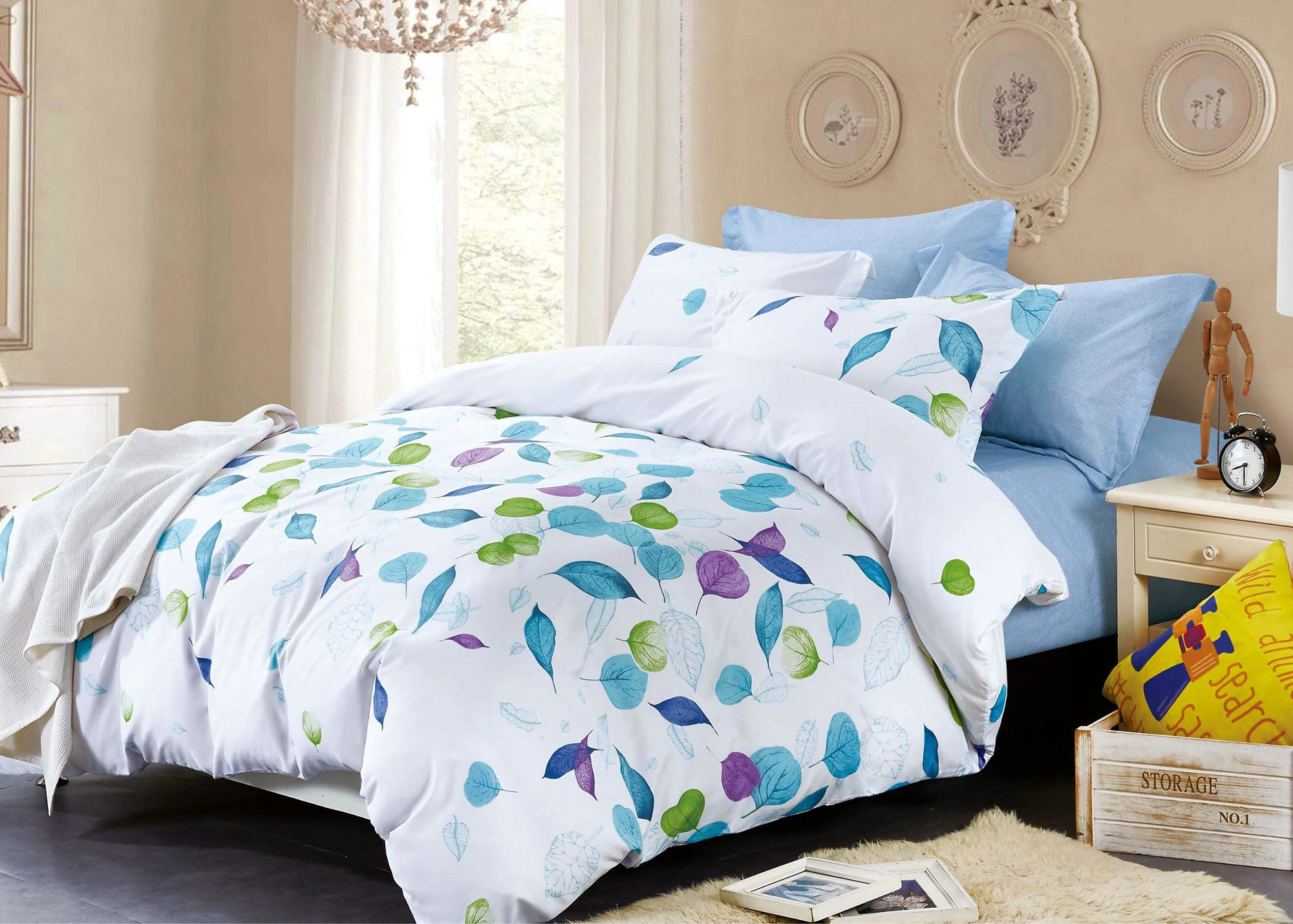 Fabric Fantastic LEAVES Duvet/Doona/Quilt Cover Set Queen/King/Super King Size Bed M320