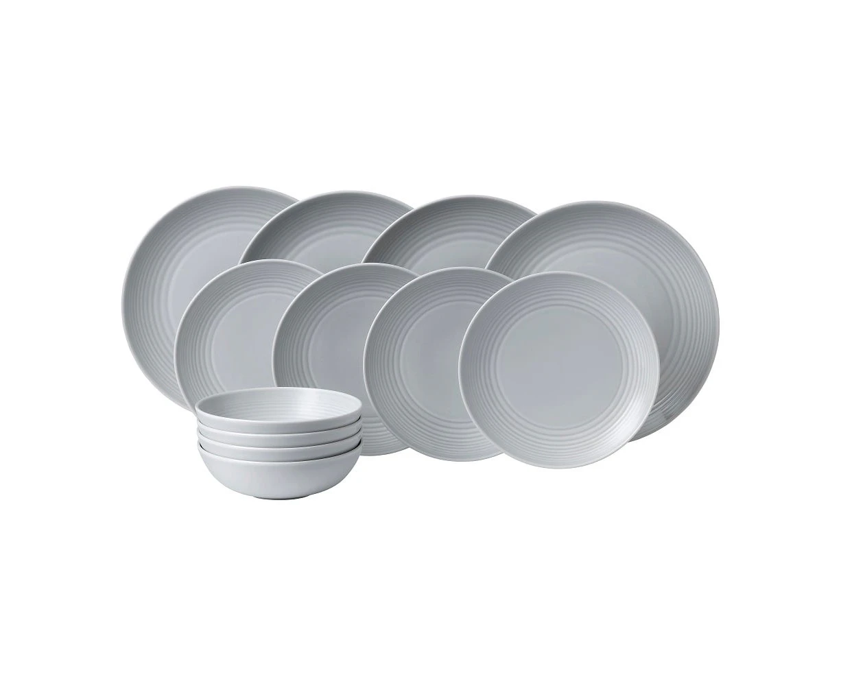 Royal Doulton Gordon Ramsay Maze  12 Piece Set - Light Grey