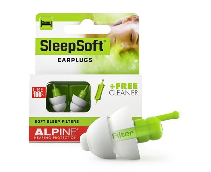 Alpine SleepSoft Reusable Sleeping Earplugs