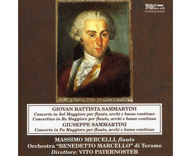 Sammartini / Mercelli / Paternoster - Concerti NN 790-791 Per Flauto E Archi  [COMPACT DISCS] USA import