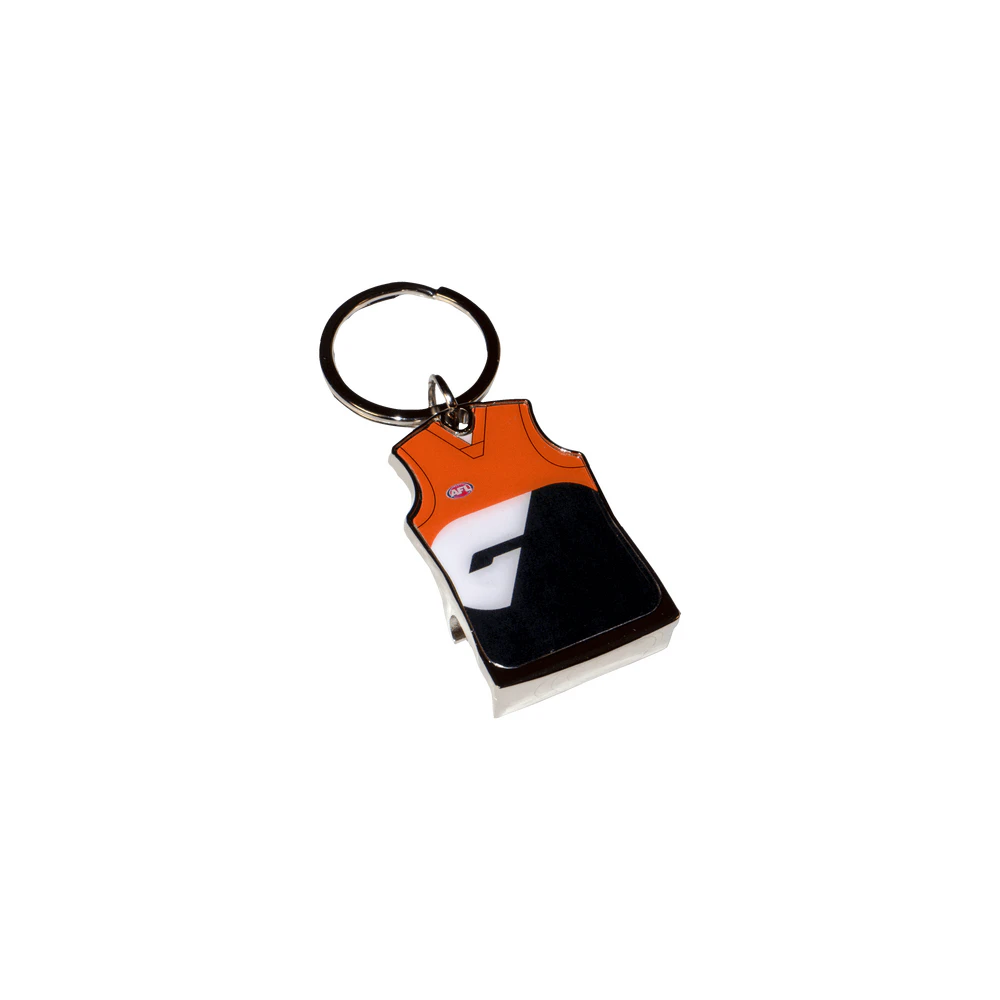 GWS Giants Guernsey Bottle Opener Keyring