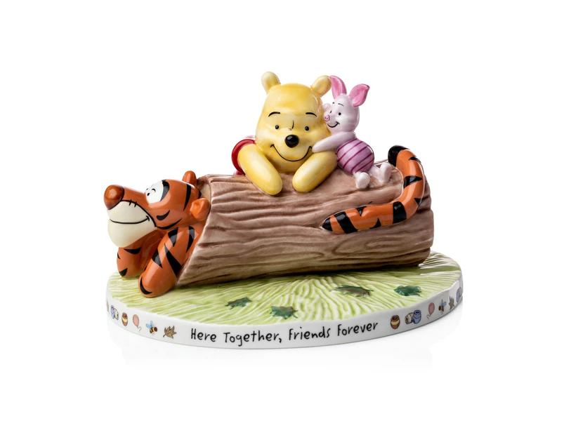 Winnie the Pooh Here together Friends Forever Collectable Statue