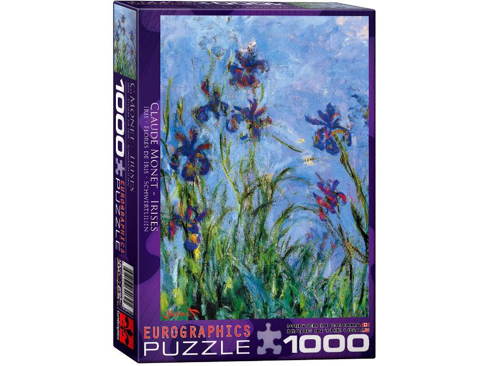 Eurographics Monet Irises Kid Toys Jigsaw Puzzle 1000 Piece