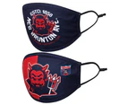 Melbourne Demons Set Of 2 Face Masks