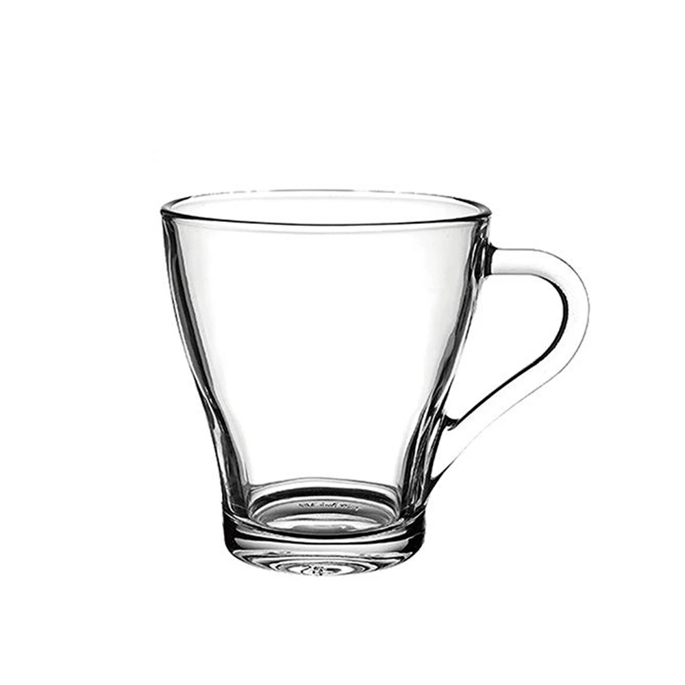 Set of 6 BlinkMax Premium Lead-Free Glass Mug 260mL Tea Coffee Cup Drinkware