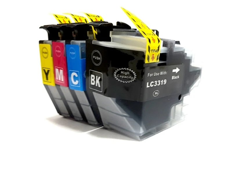 8 Pack Brother LC-3319XL LC3319XL Generic Ink Cartridges Combo (High Yield of Brother LC-3317) [2BK, 2C, 2M, 2Y]