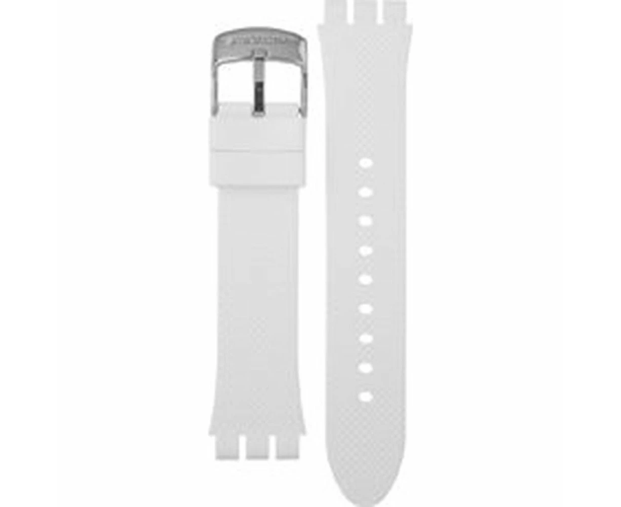 Swatch Watch Strap Aycs584 Ladies Fashionable Timepiece In Striking Color