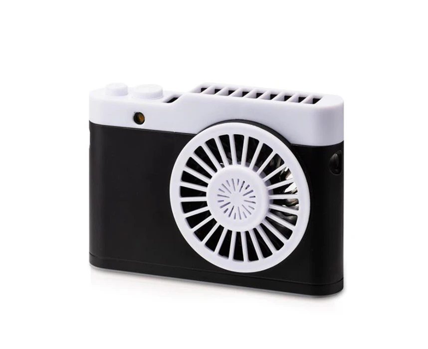 Portable Mini Usb Charging Camera Fan Hanging Neck Small Fan