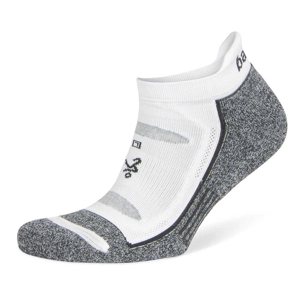 Balega Women/Men/Unisex Blister Resist No Show Running Socks White - White