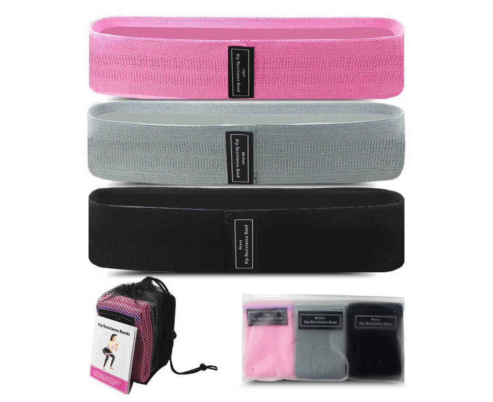 Resistance Bands Booty Bands for Women 3 Levels Exercise Workout Bands for Legs and Butt