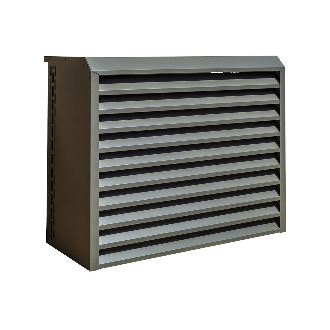 Stratco Steel Louvre Air Conditioner Cover 830 x 1000 x 495mm Slate Grey